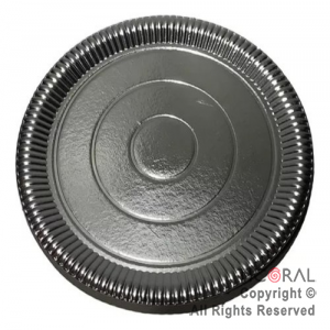 PLATO LAMINADO NEGRO N.25 25CM x 10